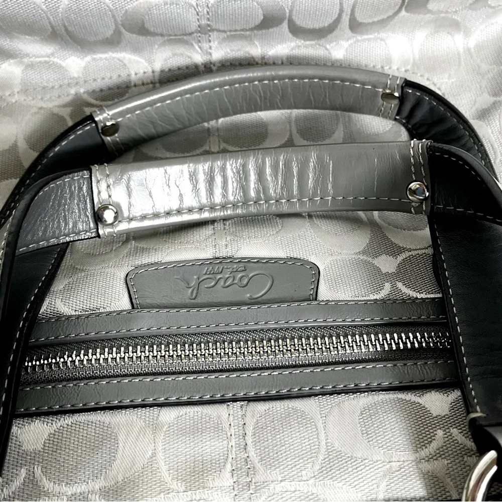Coach Penelope Tote F14693 Signature Jacquard Tote Luxe Casual Quiet Luxury - Picture 7 of 15